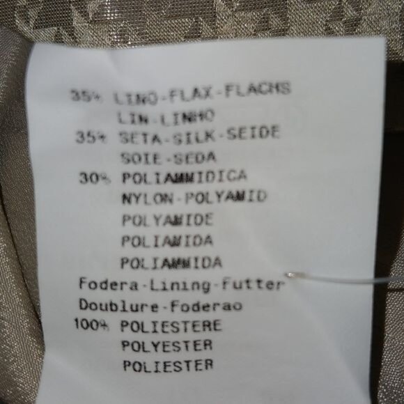 Armani Collezioni Vintage Houndstooth Silk Evening Blazer - Picture 5 of 5